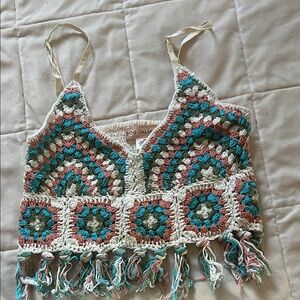 BOG Collective Crochet Crop Top